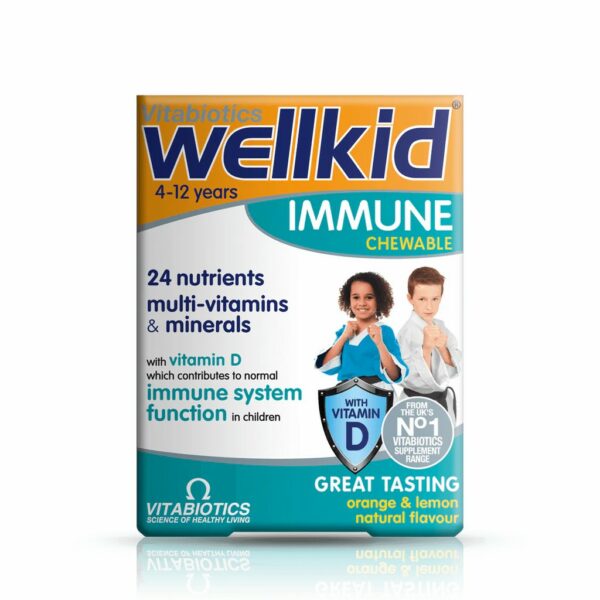 Vitabiotics Wellkid Immune Chewable - 30 Tablets