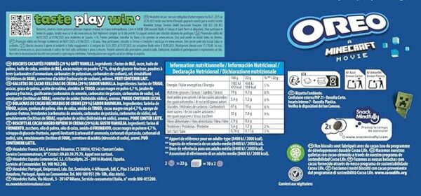 Oreo Original Minecraft Sandwich Biscuits 154g - Image 2