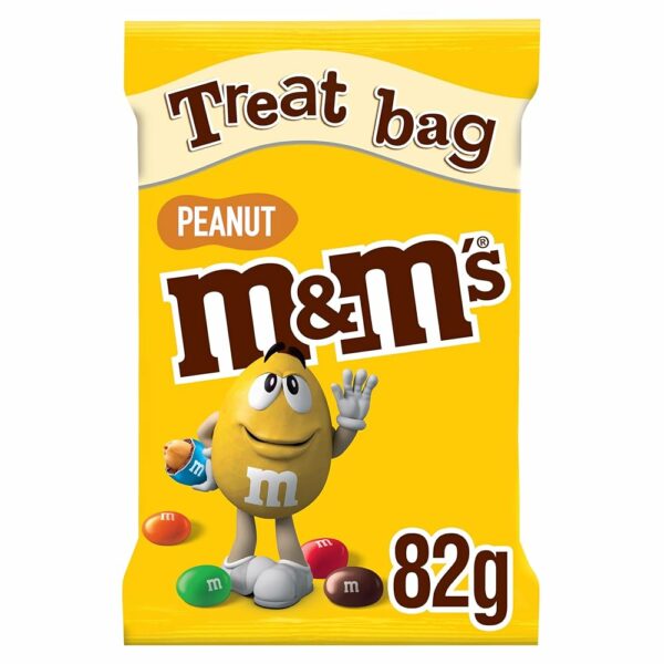 M&M's Peanut Chocolate Treat Bag 82G