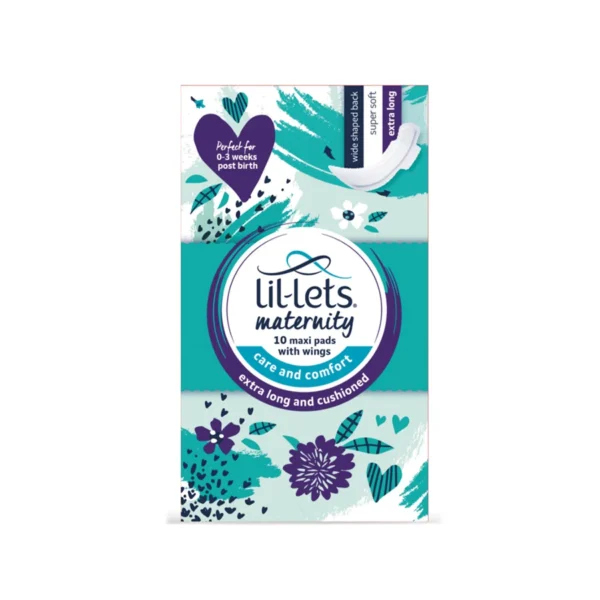 Lil-Lets Maternity 10 Maxi Pads with Wings