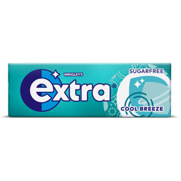 Wrigley's Extra Cool Breeze Sugar Free Gum 10pk