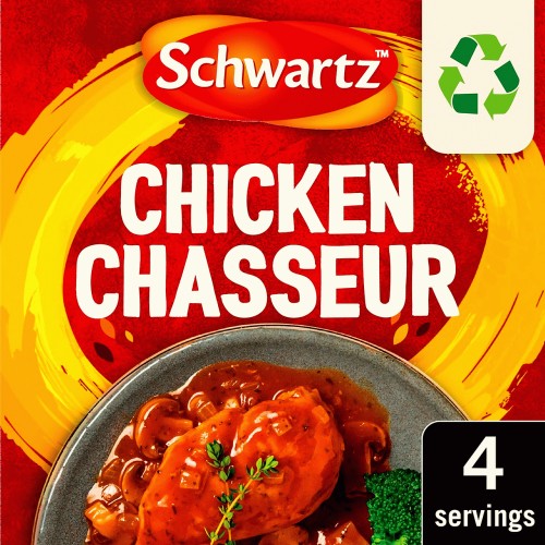 Schwartz Authentic Chicken Chasseur Recipe Mix 40g Casserole Mix