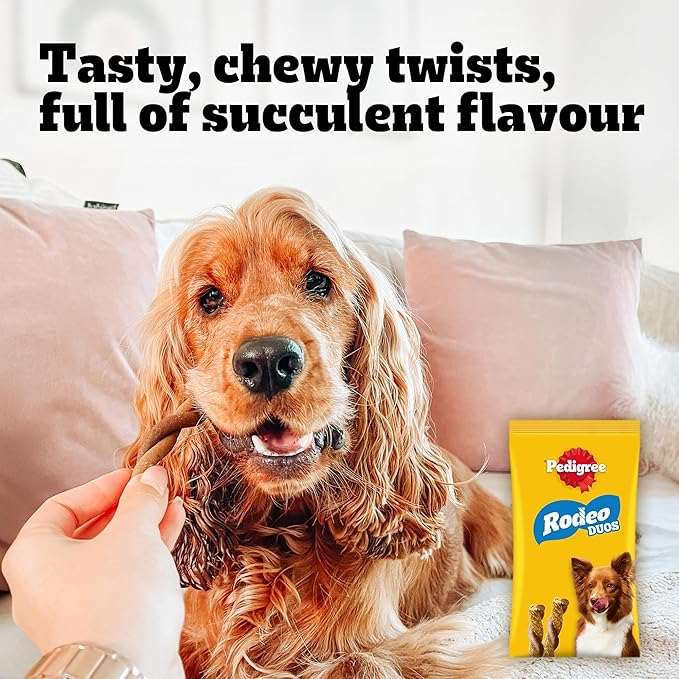 Pedigree Rodeo Duos Adult Dog Treats Chicken & Bacon 123g - Image 3