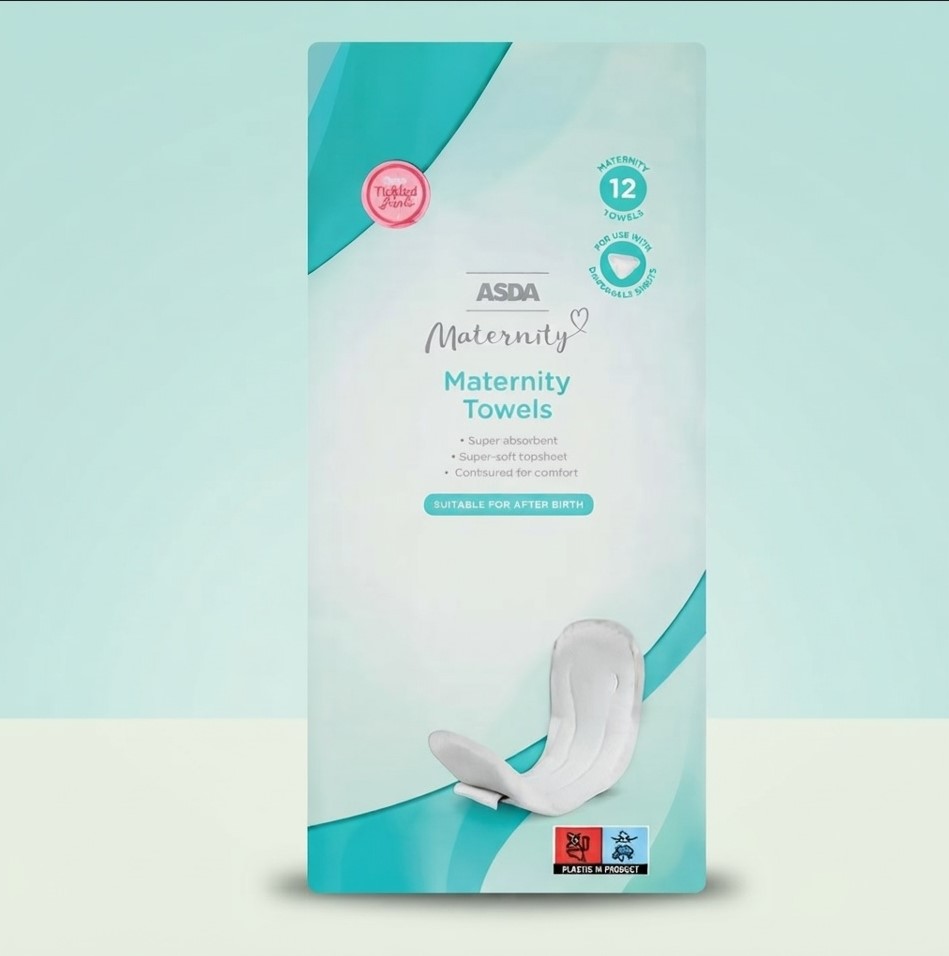 ASDA 12 Maternity Towels
